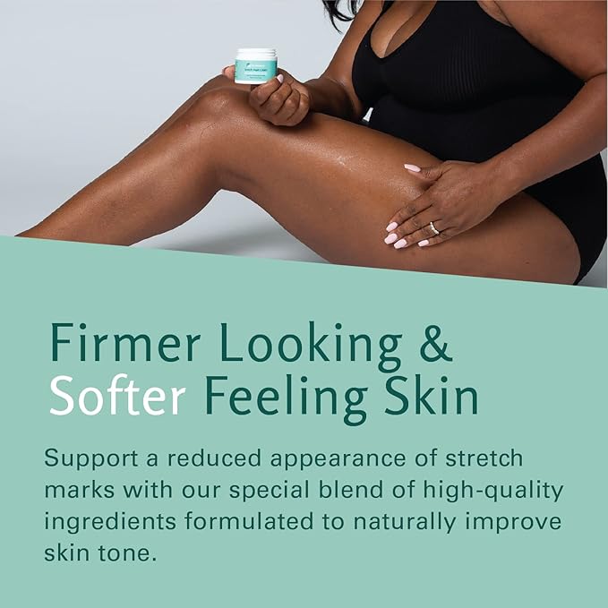 Stretch Mark Cream Infused with Collagen & Stem Cell Maternity Skincare Oil Removes Stretch Mark Prevention & Scar Remover Lotion Green Tea Extract & Raspberry Ketones by M3 Naturals