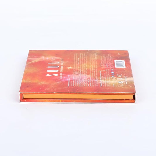 docolor Eyeshadow Palette 9Colors Orange Eyeshadow Gemstone Shadow Palettes Highly Pigmented Mattes Shimmers Smokey Glitter Cream Colorful Powder Blendable Long Lasting Waterproof Makeup Palette