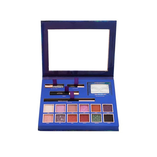 Profusion Cosmetics Euphoric Glam Eyes, Transform Your Appearance with Crystal Face Jewels and More, Sparkle all Day and Night with all in one Eyeshadow Palette to Unleash Your Inner Glam