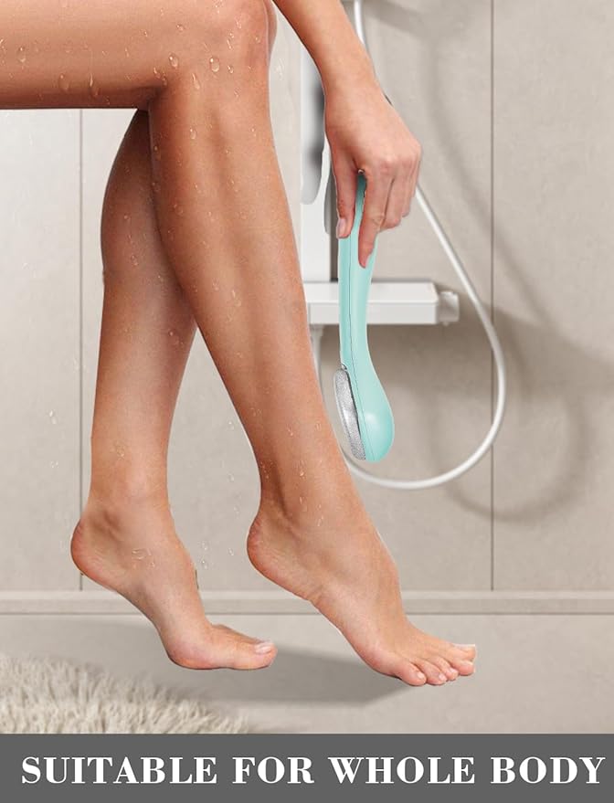 NEWDERMO Microdermabrasion Machine Pro, Large Diamond Electric Microdermabrasion Wand Tool With 3 Levels Frequency for Face Body Exfoliate Skin Care (Green)