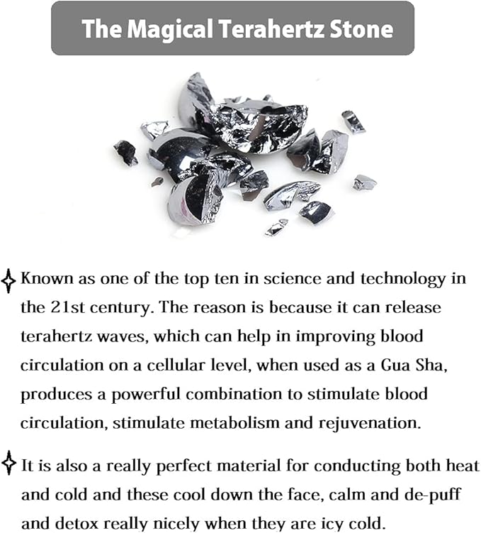 Terahertz Stone Gua Sha Scraping Tools Facial Gua Sha