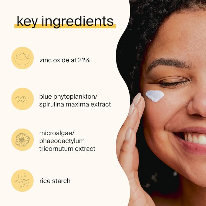 Cocokind Daily SPF, Mineral Face Sunscreen with Zinc Oxide, SPF 32, Reef Safe, Unscented, All Skin Types, Non-Toxic, Cruelty Free, 1.7 fl oz