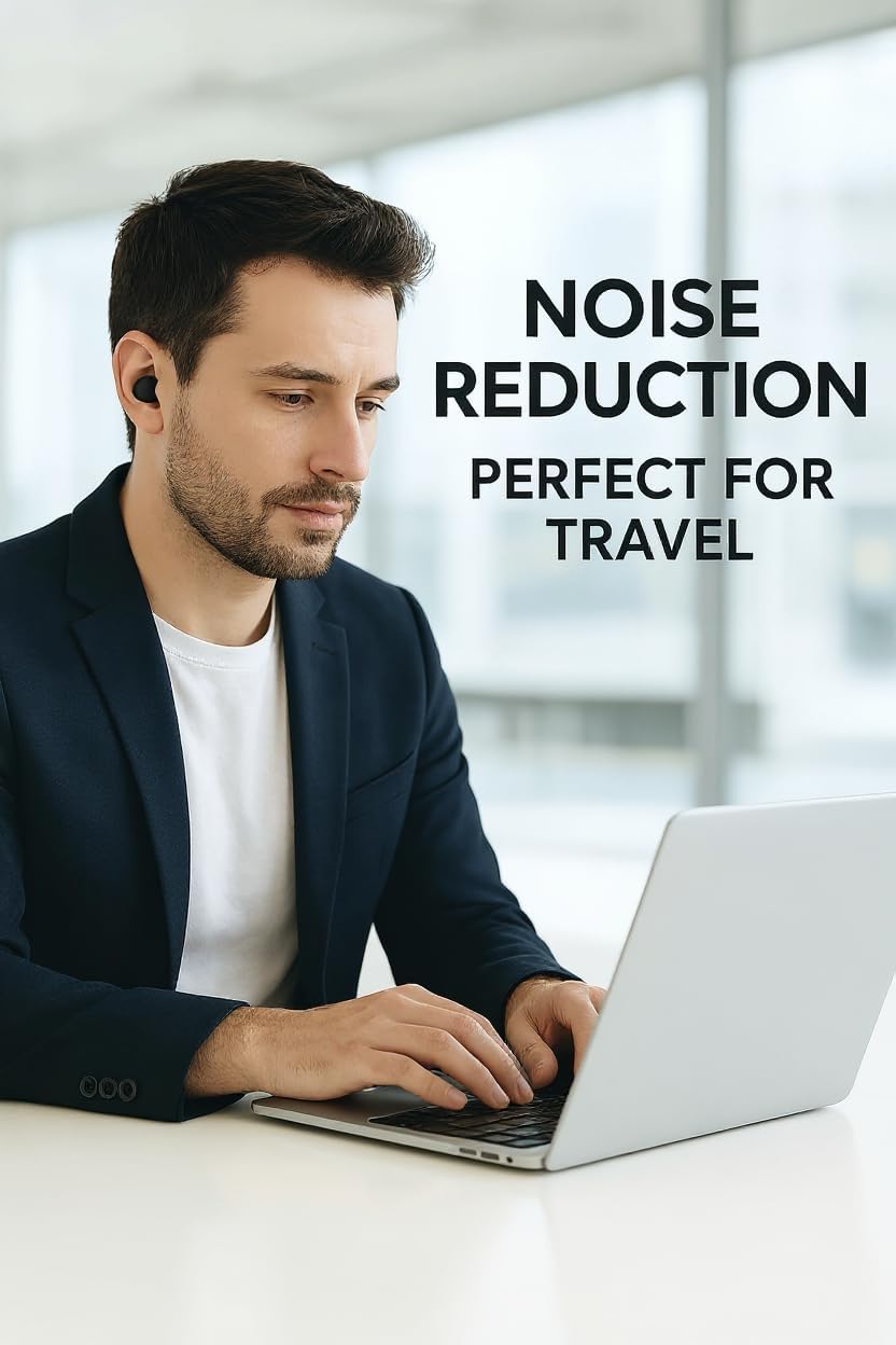 Noise Cancelling Ear Plugs for Sleeping – Up to 30dB Sound Blocking Reusable Silicone with 8 Ear Tips & Travel Case Comfortable Hearing Protection for Sleep, Work, Study, Travel, Concerts (Black)