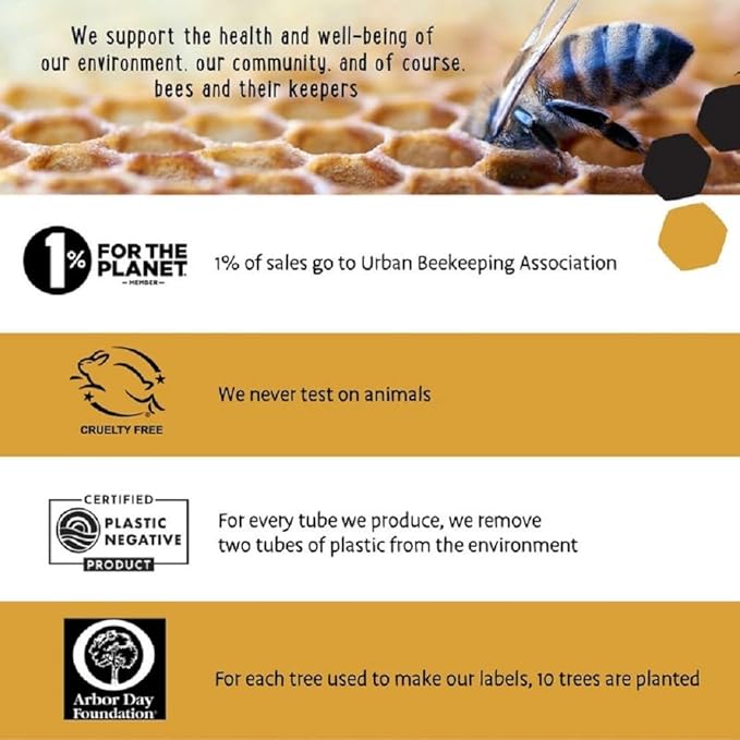 Portland Bee Balm All Natural Handmade Beeswax Based Lip Balm, Rose Garden 24 Count