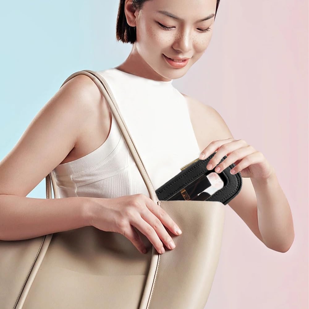 Travel Clear Makeup Bag Set, TSA Approved Cosmetic Bag Case with Zipper Portable Makeup Pouch Toiletry Bag Women Traveling Cosmetic Organizer Storage Bag Car Organizer Car Essentials for Women