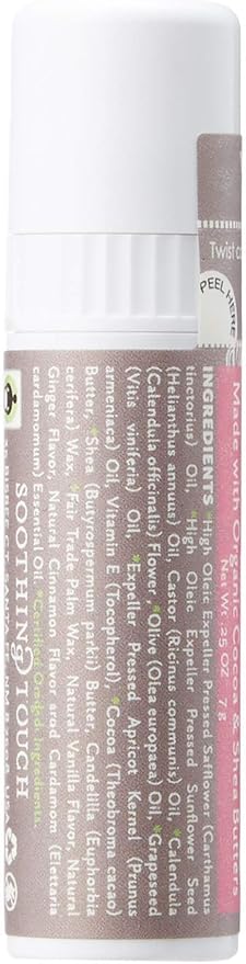 Soothing Touch Lip Balm - Vegan Vanilla Chai - Case of 12 - .25 oz