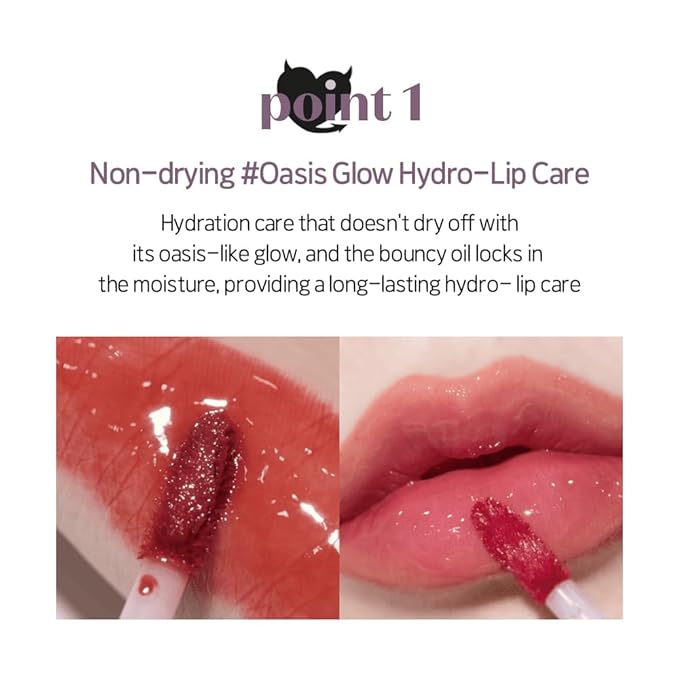 ETUDE Over Growy Lip Stain Tint, Better Pink, 0.1 oz (3 g), Lipstick, Glossy Finish, Highly Moisturizing, Melotint, Plush, Glossy, Volume, Vegan Certified