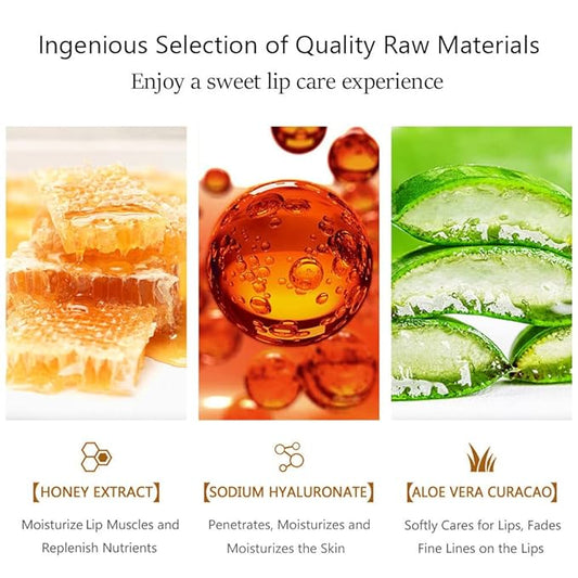 20Pcs Moisturizing Lip Mask, Restores Moisture Lip Care Mask for Dry Lips and Lip Lines Lips Overnight Lip Care, Gel Treatment Lip Masks Plumping Lips Mask (Yellow)