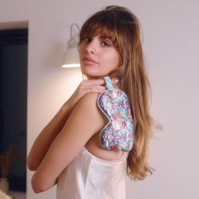 SMUG Satin Sleep Mask & Eye Mask | Travel Sleep Masks for Women & Men | Soft Sleeping Eye Mask to Nourish Skin & Reduce Dark Circles | Eye Sleep Mask Shades to Block Out Light | Tattoo