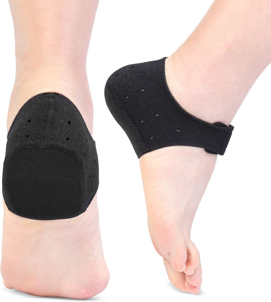 Thicker Heel Cushion Cups for Heel Pain Relief, Plantar Fasciitis & Heel Spur Support, Inserts for Pressure Sores