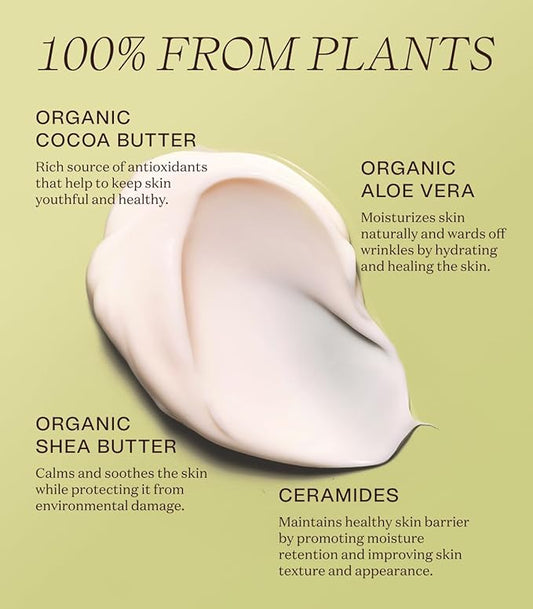 Organic Shea Butter Hand & Body Lotion For Dry and Sensitive Skin – Non Toxic, Vegan, Cruelty-Free, Natural, Gluten Free, Effectively Moisturizes and Rejuvenates Skin – 1 Pack