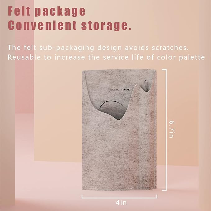 Color Palette can be 180 Degrees fold to Receive Liquid Base Makeup Color Palette Transparent Acrylic Powder Chassis Palette Nail Eyeshadow Eyelash Professional Makeup Color Palette