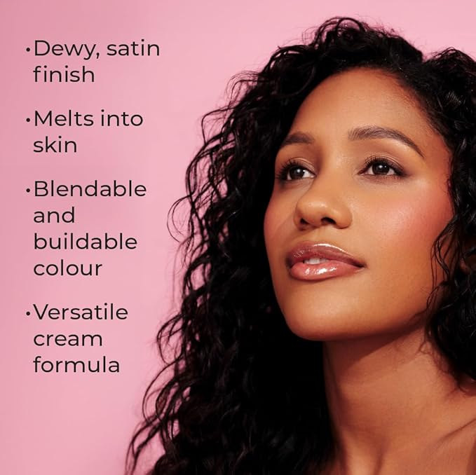 MCoBeauty Baby Face Multi-Use Cream Stick, Peony Rose Pinky Rose Shade, Silky Smooth, Buildable Blush for Eyes, Lips & Cheeks, Vegan, Cruelty Free Cosmetics