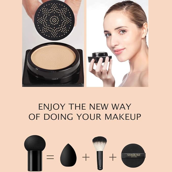 VENZEN Beauty Cream Clear Cover Natural Make Up Nourish Moisturizes Protection Professional Skin Care 2 Colors 20g (#02 Ivory)