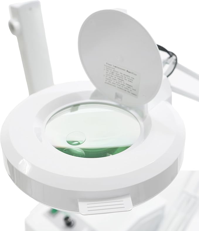 SKINACT Ozone Steamer, 5 Diopter Magnifying Lamp and Electronic Brush