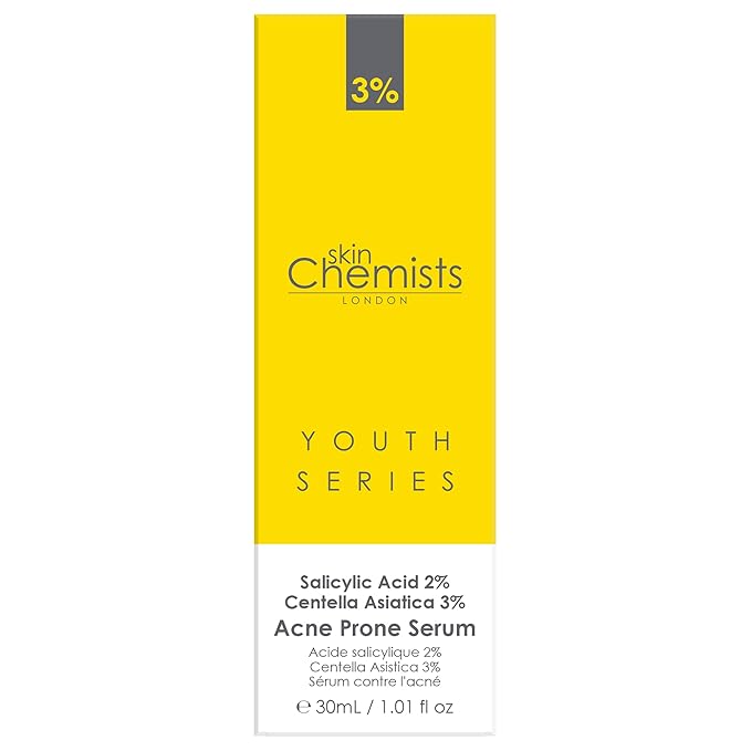 Skin Chemists Acne Prone - Salicylic Acid 2%, Centella Asistica 3%
