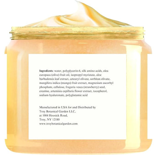 Olive Oil + Vitamin C Body Scrub 10 oz - A long lasting hydration while improving its texture - The best stocking stuffer
