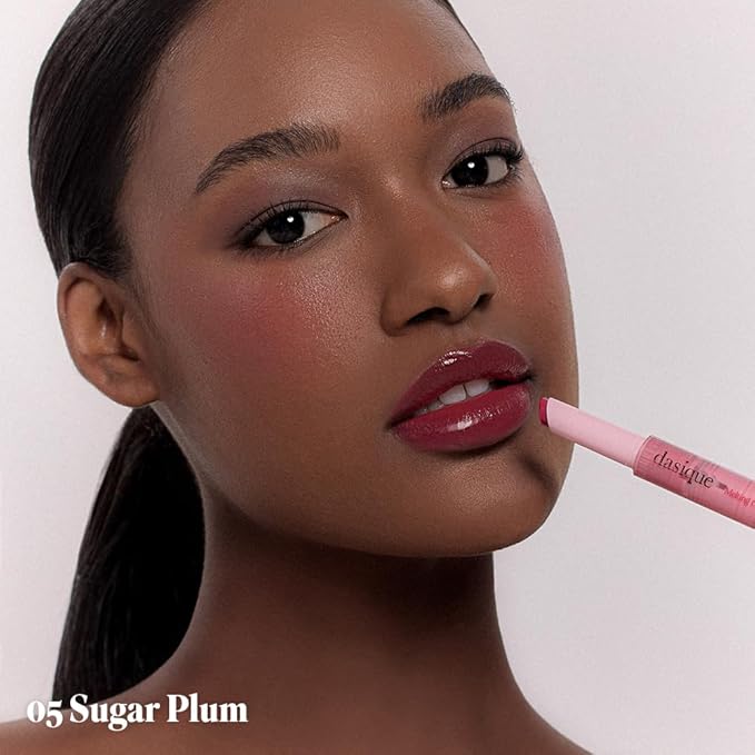 Dasique Melting Candy Balm (#05 Sugar Plum) | Glossy Balm | Moisturizing | For dry Lips | Vegan
