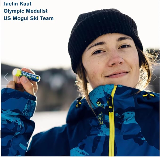 Dermatone Lip Balm SPF 30 | Medicated | Moisturizing | Cocoa Butter, Aloe, Vitamin E | Soothe & Replenish Chapped Lips | 3-Pack, 0.15 oz sticks