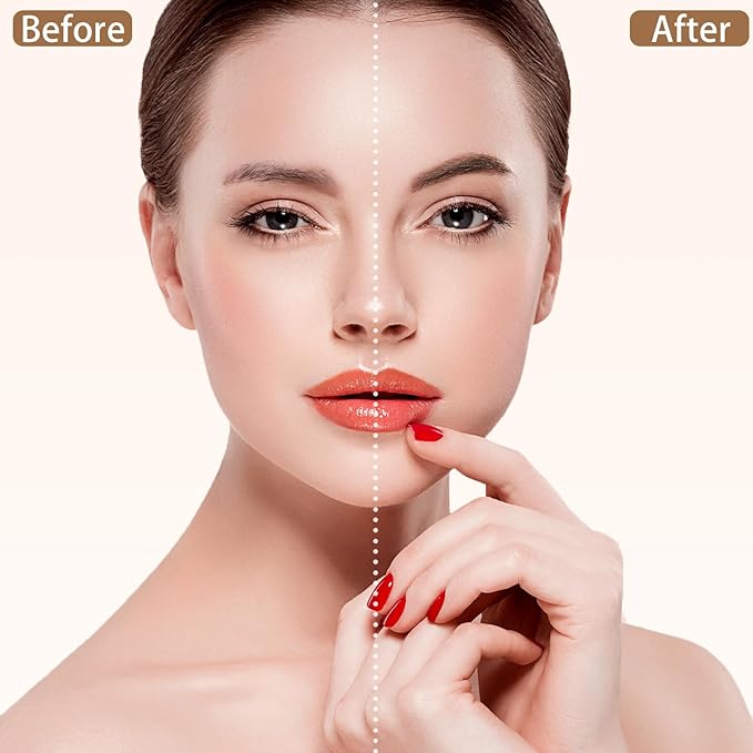 Eyebrow Makeup Kit - 4 Tip Waterproof Microblading Pencil, Eyeliner, Pomade, Dual-ended Brush, Natural Looking - Blonde