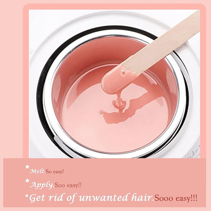 PURPLESKY Wax Beads Bulk - Painless 40oz Summer Hard Wax Beads for Body Bikini Leg Back Underarm Chest Eyebrow Ear Nose Long Lasting Waxing for Women Men