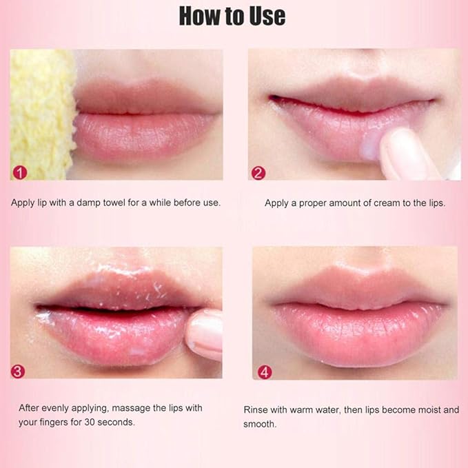 Sonew Lip Exfoliating Gel Propolis Extract Lip Treatment Gel Moisturizing Nourishing Anti-aging for Plump and Soft Lips