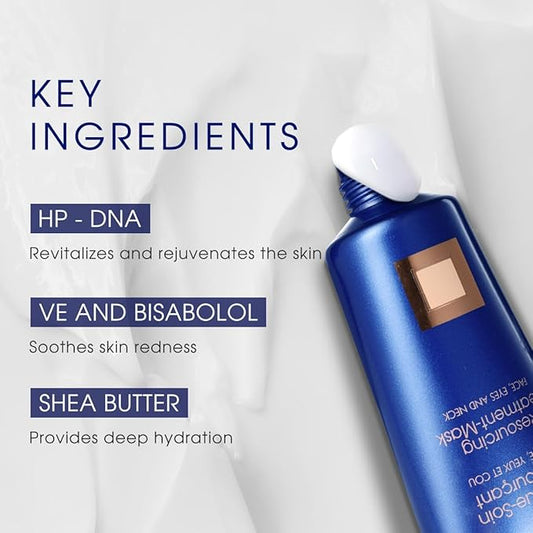 Pier Auge Facial Masks| Douce Aura Face Mask | Overnight Face Mask for Glass Glow Skin -Glowup & Hydrating, Firming and Moisturizing | PDRN Mask| No-Rinse Sleeping Mask 50ml,1.69 fl.oz