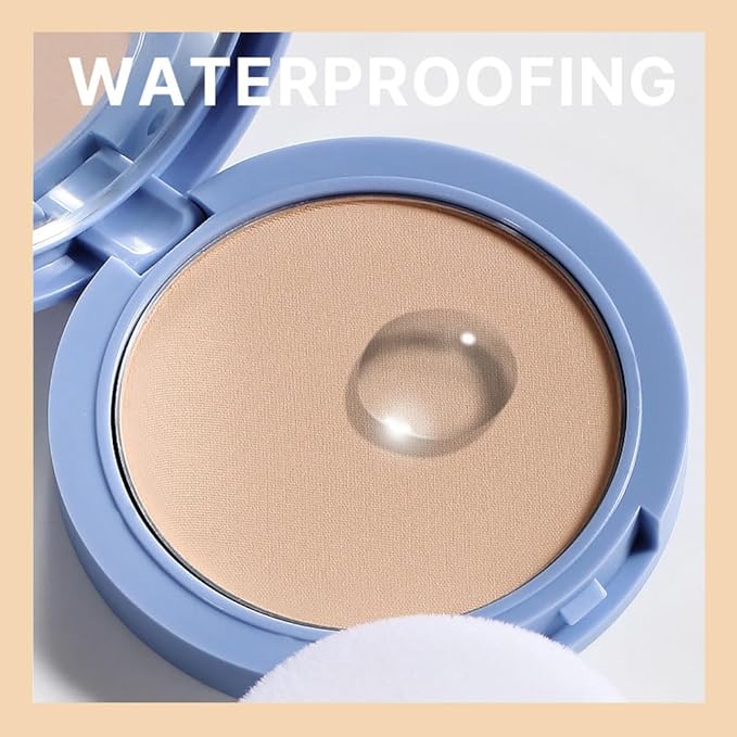 Pressed Matte Face Powder Makeup & Setting Powder for Poreless Wrinkle Blurring Contour Concealer Finishing,Lightweight,High Coverage,Shine Control, N.W 10g (01#)