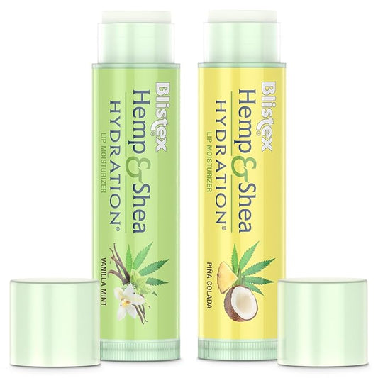 Blistex Hemp & Shea Hydration, 2 count
