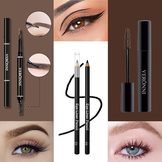 Makeup Kit for Women Full Kit, All in one makeup kit with Eyeshadow Eyeliner Eyebrow Lip Gloss Face Makeup & Brushes Full Starter Cosmetics Set For Girls & Teens (Set A)