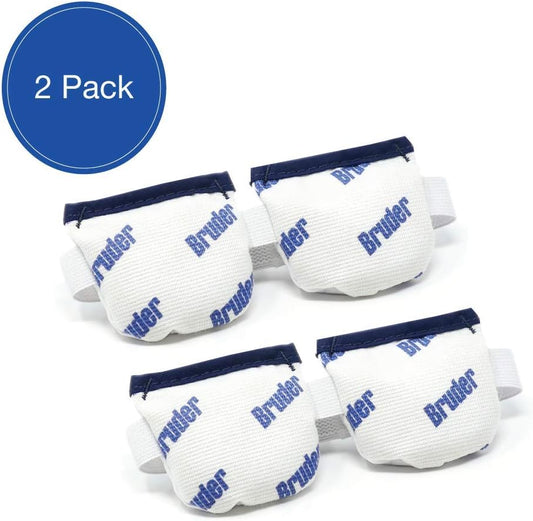Bruder Moist Heat Compress | Microwave Activated Mask | Reusable, Washable, Non-allergenic | Fast Acting Relief for Dry Eye and Other Irritations | (Pack of 2)