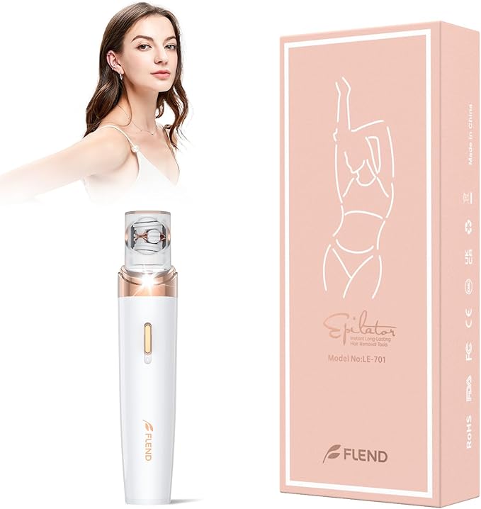 Epilator,2 in 1Epilator for Women Rechargeable,Womens Electric Shaver with LED Light,Hair Removal,Hair Removal for Women Legs/Face/Bikini/Arms,Smooth Epilator Trimmer Travel Kit Set,Simple to use