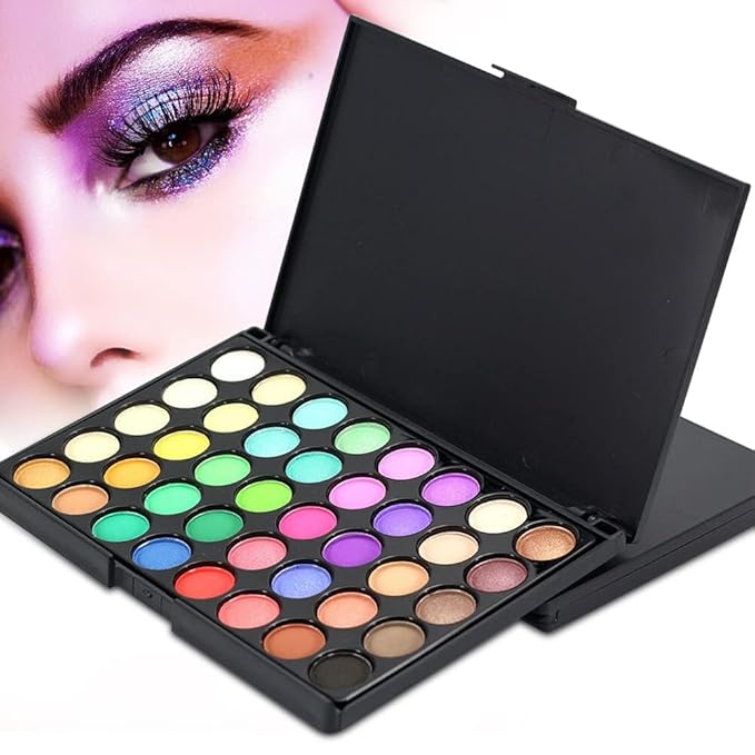 Eyeshadow Palette 40 Color Makeup Palettes Matte Eyeshadow Waterproof Makeup Mixer Palette Make-up For Women Beauty (Type A)
