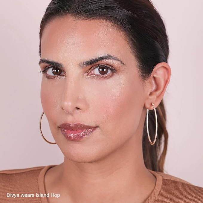 Wander Beauty Getaway Eye & Face Palette - Island Hop (Medium/Dark) - Full Face Makeup Palette Enriched With Vitamin E - For Day & Night Looks - 4 Shadows, Highlighter, Blush, and Bronzer - 0.34 fl oz