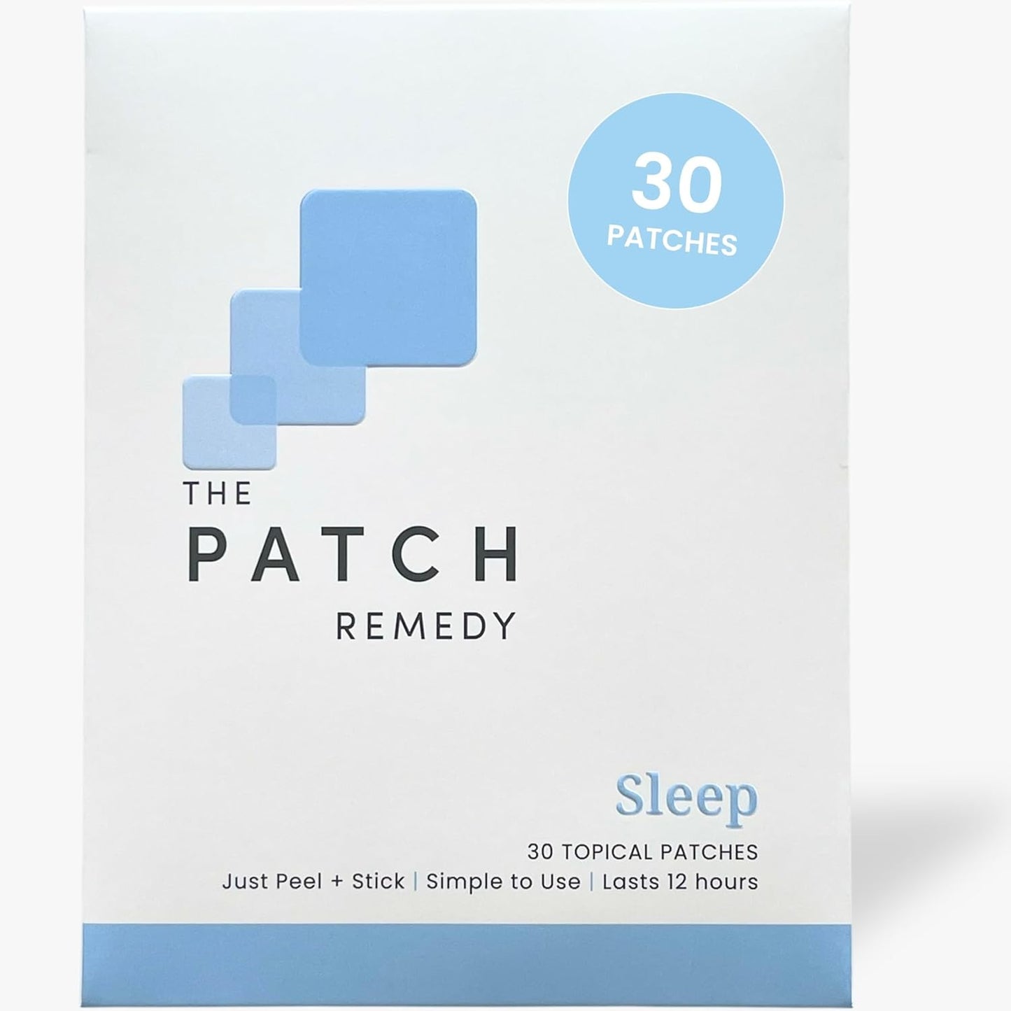 Sleep | Valerian, Passionflower, Hops, Magnesium Glycinate | 30 Patches
