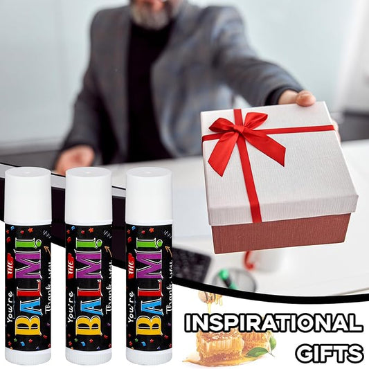 Dunzy 100 Pack Employee Appreciation Gifts Bulk Lip Balms Favors Bulk Small Thank You Gifts Team Appreciation Inspirational Gifts for Women Men Coworkers Staff Teachers Nurses Team