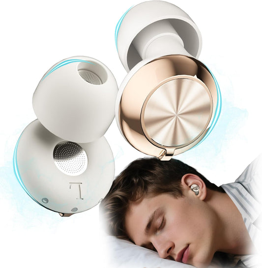 Adjustable Ear Plugs for Sleeping 14-35dB SNR,Reusable Silicone Noise Cancelling Earplugs with 8 Eartips and Case for Sleep Concerts,Work,Study,Snoring,Travel