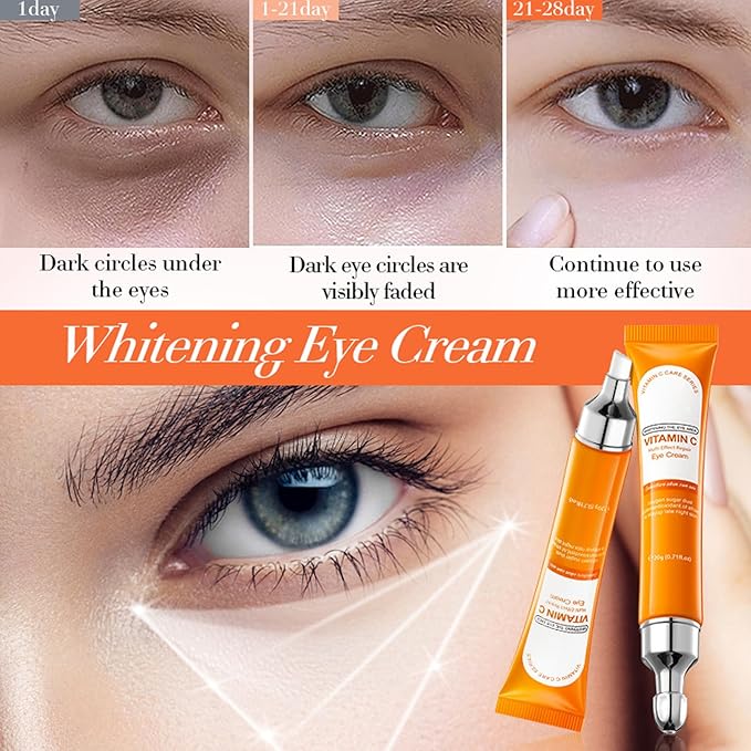 Vitamin C skin routine kit for women - face wash and moisturizer set - facial kit for women -toner face wash serum eye cream