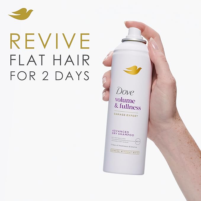 Dove Dry Shampoo for 2 Count for Oily Hair Volume & Fullness for Refreshed Hair 5 oz