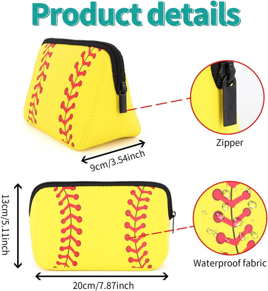 Cosmetic Bag Waterproof Neoprene Zipper Pouch Travel Portable Toiletry Makeup Bags Organizer Case for Women and Girls