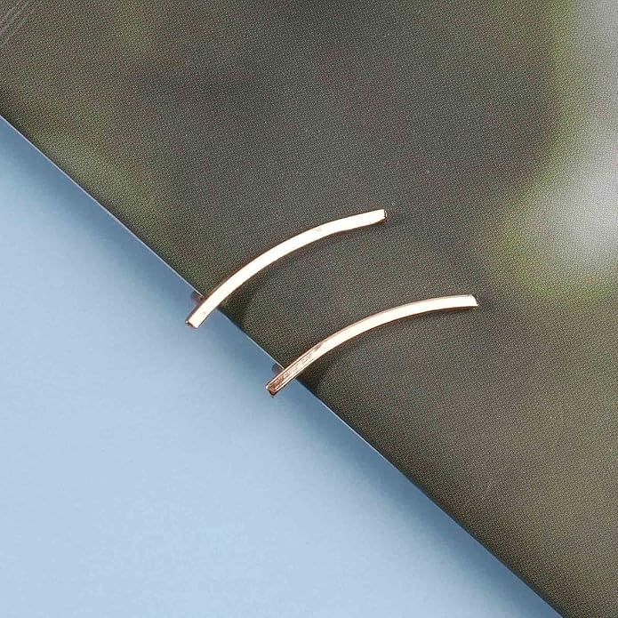 Boho Bar Ear Climber Earrings Gold Stick Studs Earrings Bar Ear Crawler Earrings Geometric Minimalist Earrings Jewelry for Women and Girls