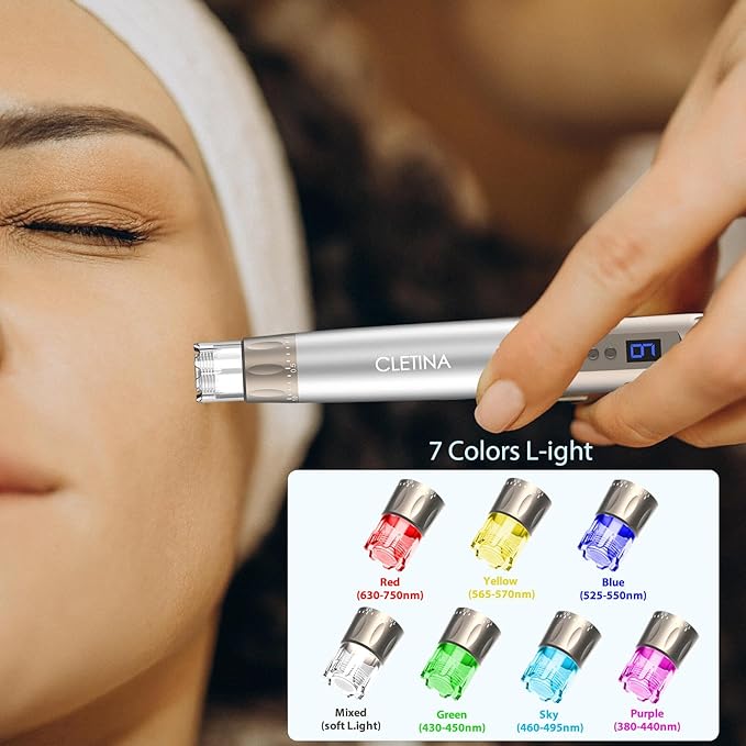 Micronee.dling Pen H3 Micronee.dle Pen - Adjustable Serum Applicator - Micronee.dle for Face Home Use - 2PCS H12 + 2PCS Nano-HR + 2PCS Nano-H