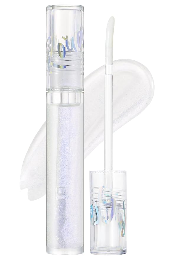 Rouge Star Glossy Lip Oil - Hydrating Lip Gloss - Non-Sticky Shine with Argan Oil & Vitamin - Deep Moisturization & Lip Softening 0.14 oz (Glossy Lip Oil)