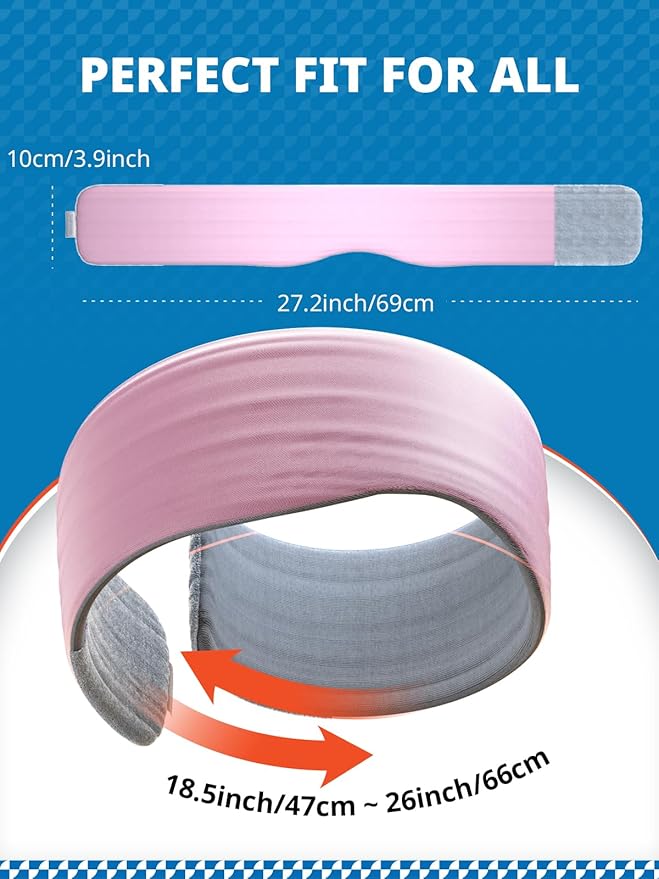 Sleep Mask, Eye Mask for Sleeping, Upgrade Ultra-Soft Blackout Eye Cover for Women Men, Wider Adjustable Strap for Side Sleeper, Travel, Nap, Yoga, Relief Eye, Pink