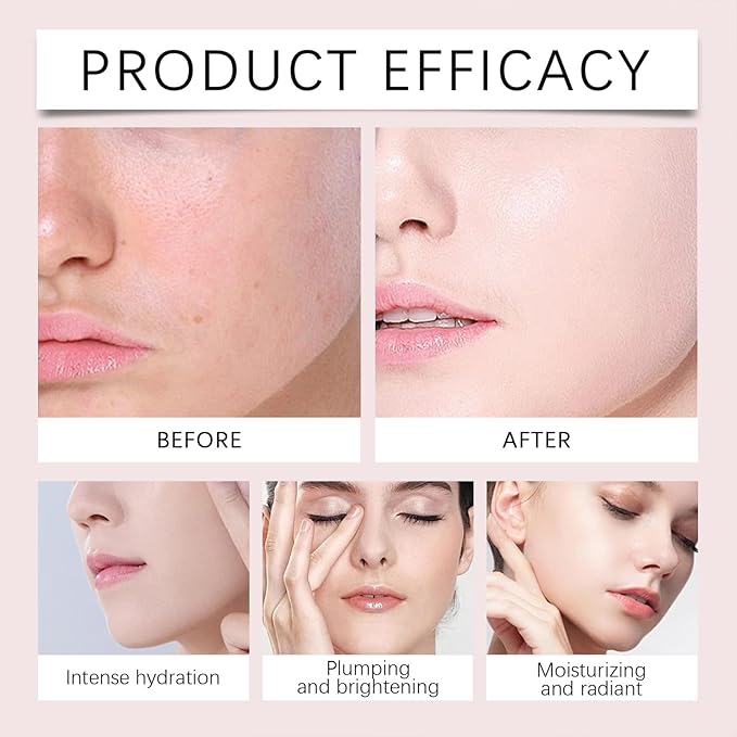 Retinol Collagen Face Mask – Korean Tightening Hydrogel Overnight Mask, Deep Moisturizing & Elasticity Boost, Long-Lasting Hydration & Brightening Skin (Deep Hydrating Mask)