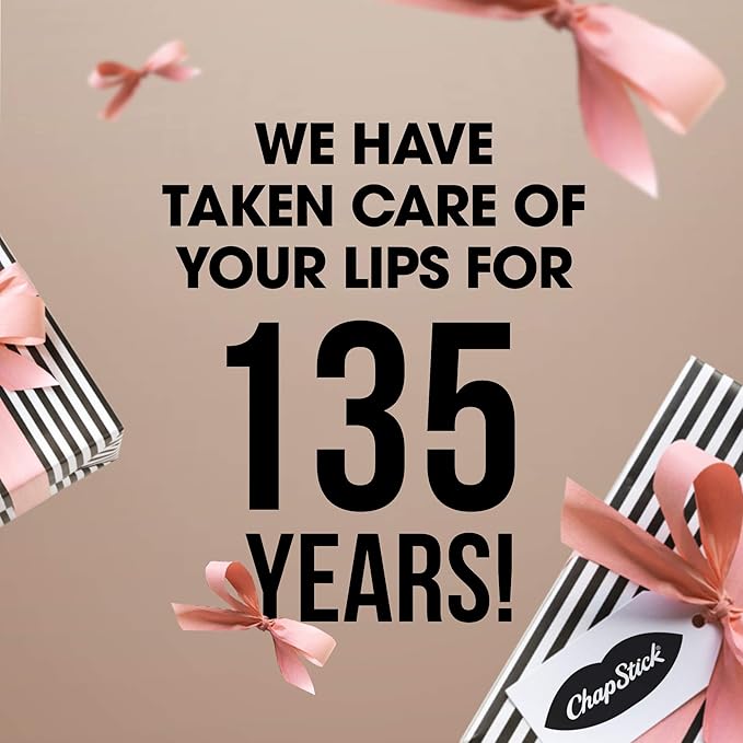 ChapStick Moisturizer Original, Black Cherry and Cool Mint Lip Balm Tubes Variety Pack, SPF 15 and Skin Protectant - 0.15 Oz (Pack of 3)