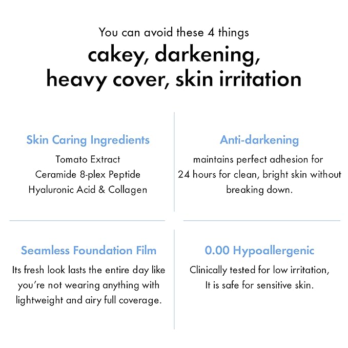 Amuse SEOUL Ceramic Skin Perfector Cushion Foundation 02 HEALTHY | Long-lasting, Lightweight, Semi-matte, Flawless Coverage, Hypoallergenic, Vegan, Korean Beauty (15g / 0.52oz.)