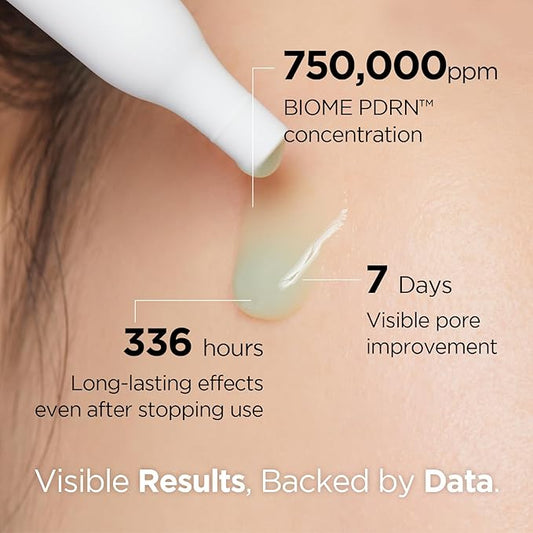 ReDRN Exosome AmpouleㅣBiome PDRN 750,000ppm + Retinol + ExosomeㅣFace Serum for Pore Tightening & FirmingㅣKorean Skin Care (0.50 fl.oz. X 2EA)