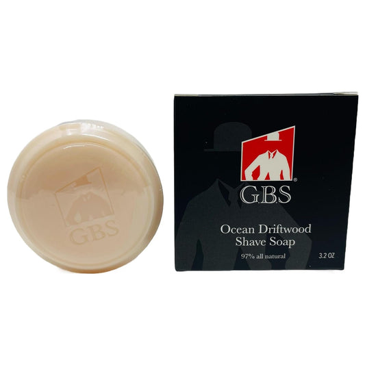 G.B.S 97% All Natural Shave Soap Set for Men, Ocean Driftwood Limited Edition Shaving Soap