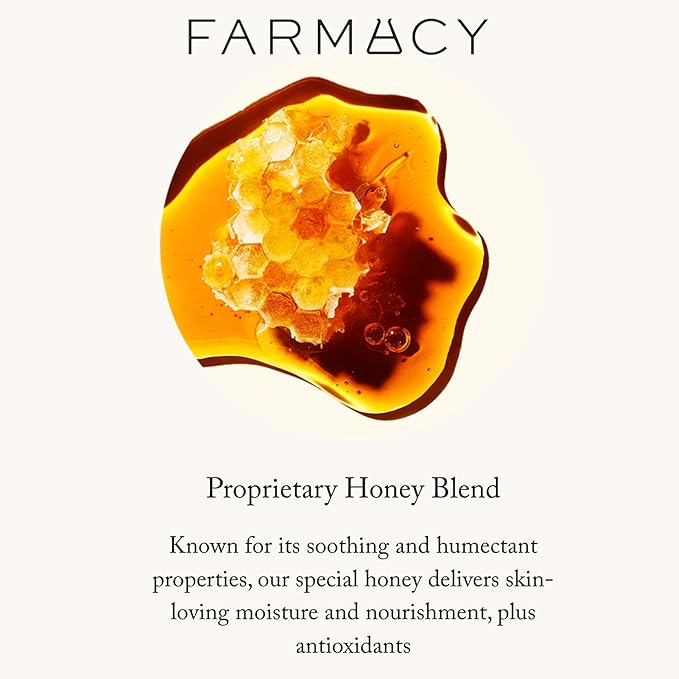 Farmacy Beeswax Lip Balm - Honey Butter Moisturizing Lip Care + Chapped Lip Treatment - Enriched with Cupuaçu + Cocoa Butters, Proprietary Honey Blend and Vitamin E to Nourish, Soften + Heal (3.4g)